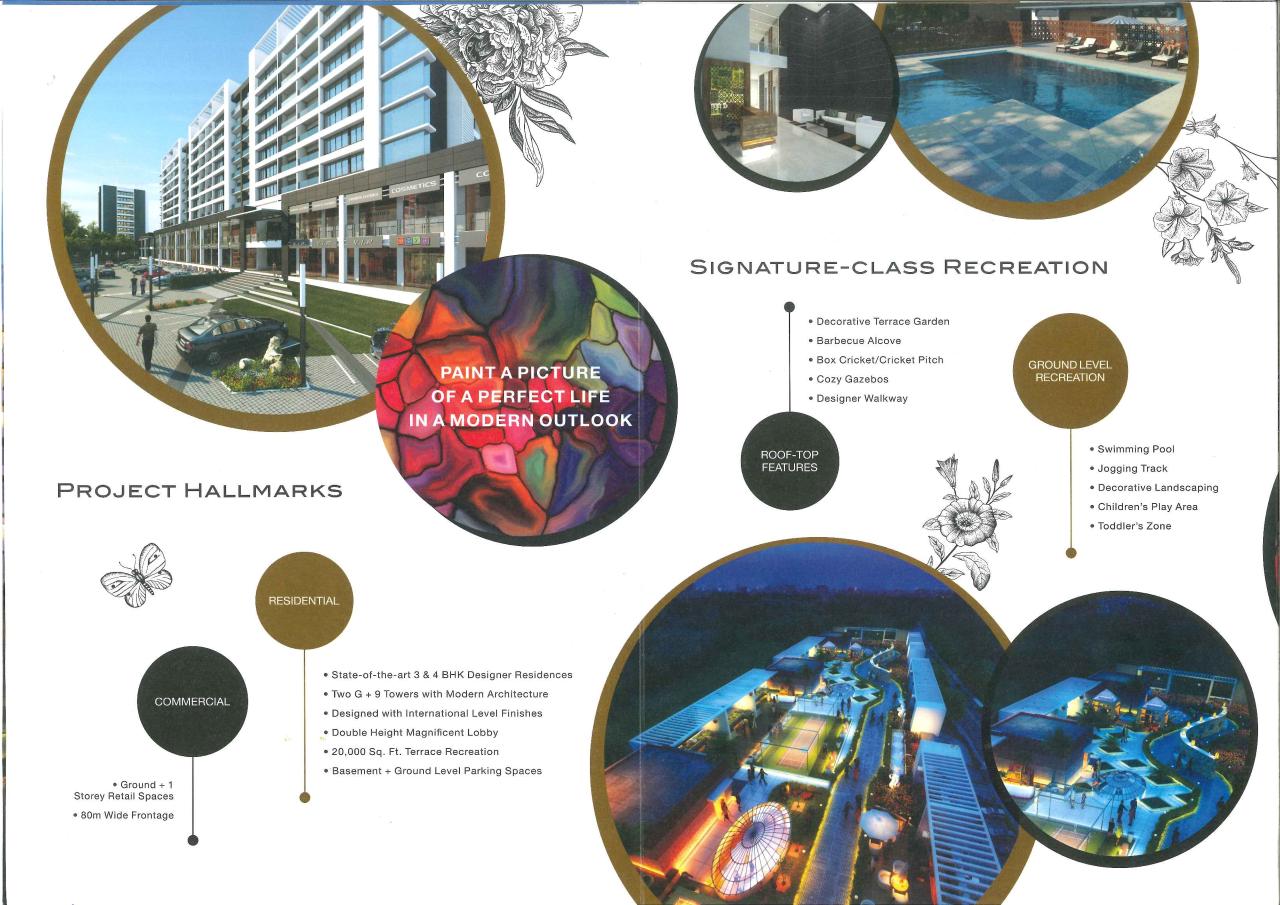  of real estate project Signature located at Chala, Valsad, Gujarat