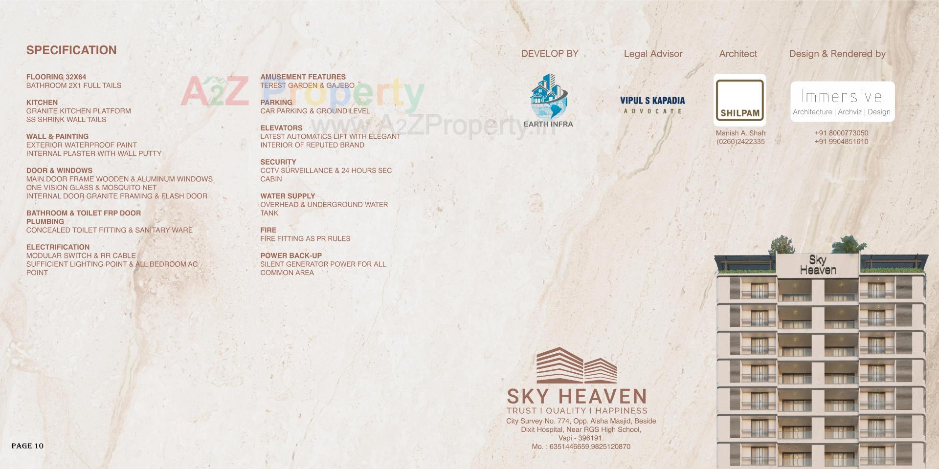  of real estate project Sky Heaven located at Vapi, Valsad, Gujarat