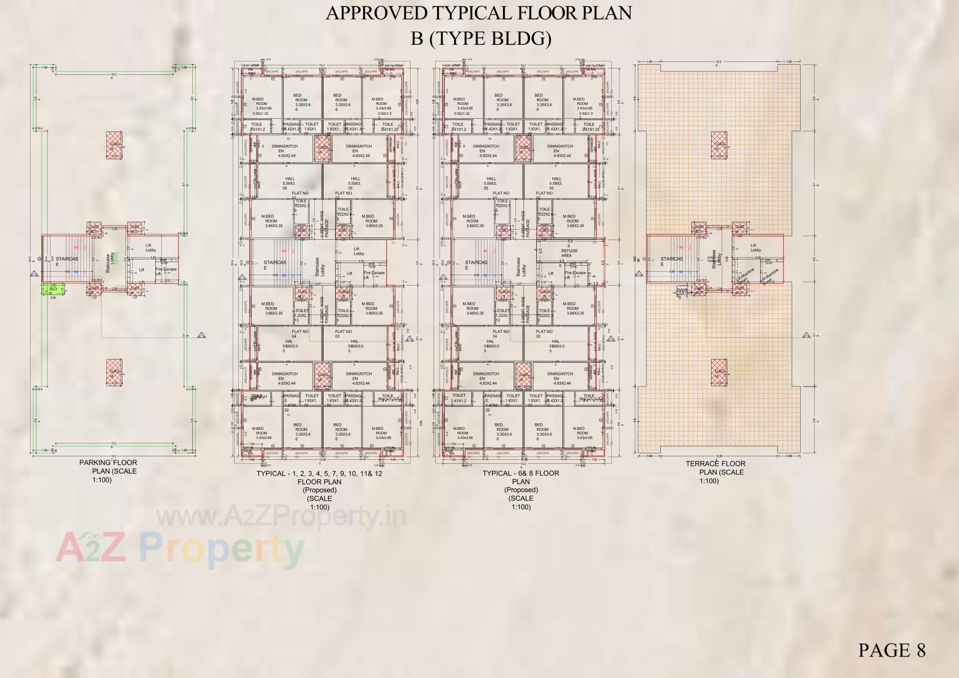 Layout of real estate project Sky Heaven located at Vapi, Valsad, Gujarat