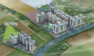Elevation of real estate project Skyon Heights located at Dungra, Valsad, Gujarat
