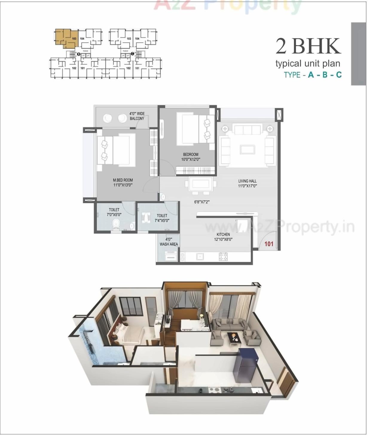 Layout of real estate project Skyon Heights located at Dungra, Valsad, Gujarat