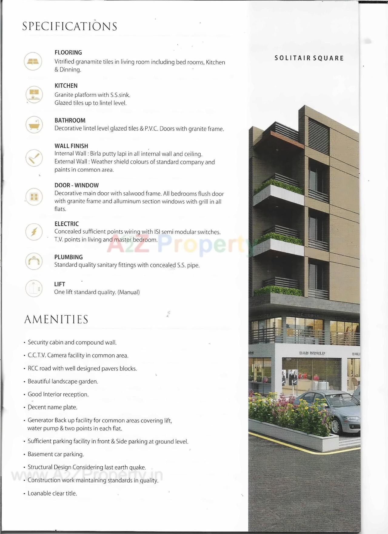  of real estate project Solitair Square located at Dungra, Valsad, Gujarat