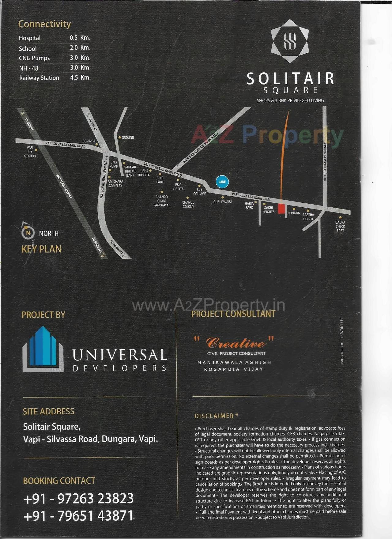  of real estate project Solitair Square located at Dungra, Valsad, Gujarat