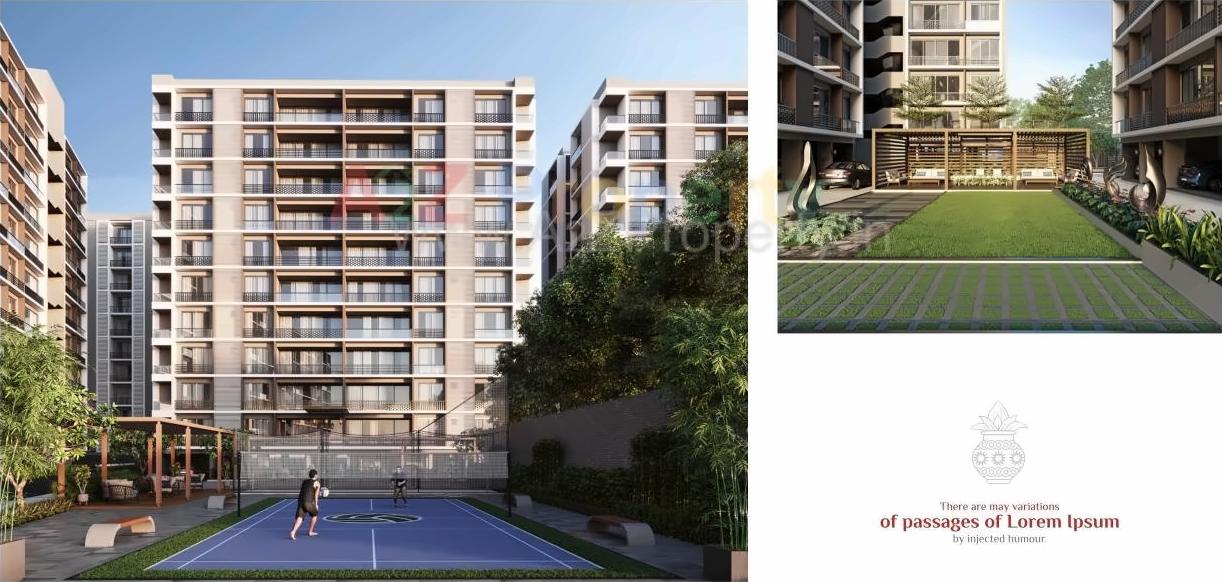 3D Elevation of real estate project Sumukh Township located at Valsad, Valsad, Gujarat