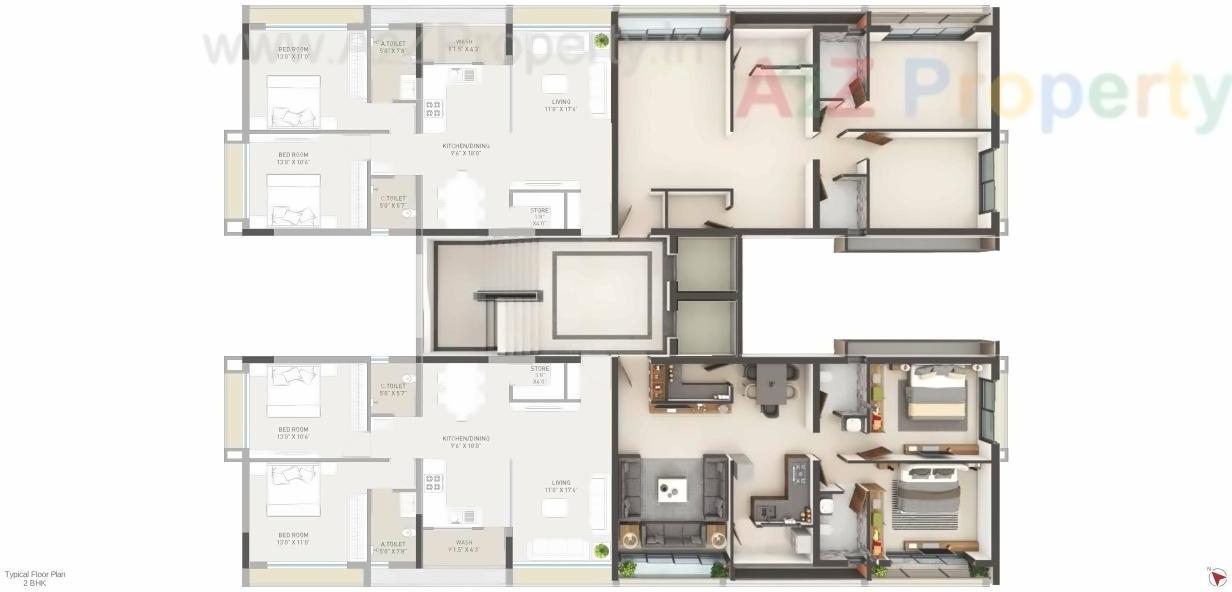 Layout of real estate project Sumukh Township located at Valsad, Valsad, Gujarat