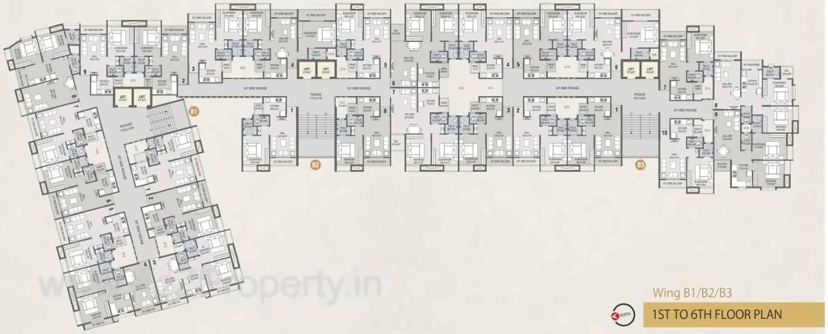 Layout of real estate project Sun Avenue Residency located at Vapi, Valsad, Gujarat