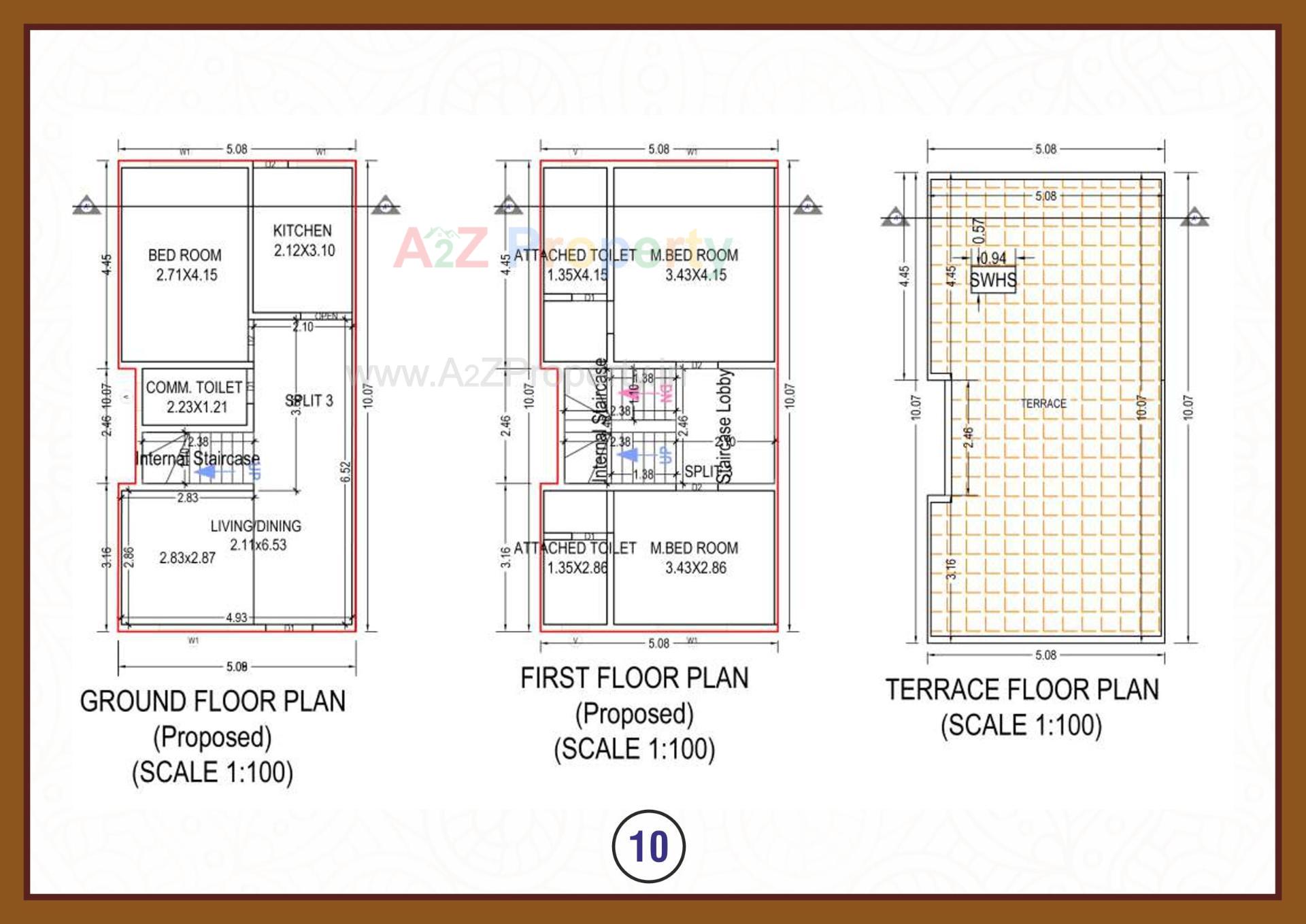 Layout of real estate project Sun City located at Umargam, Valsad, Gujarat