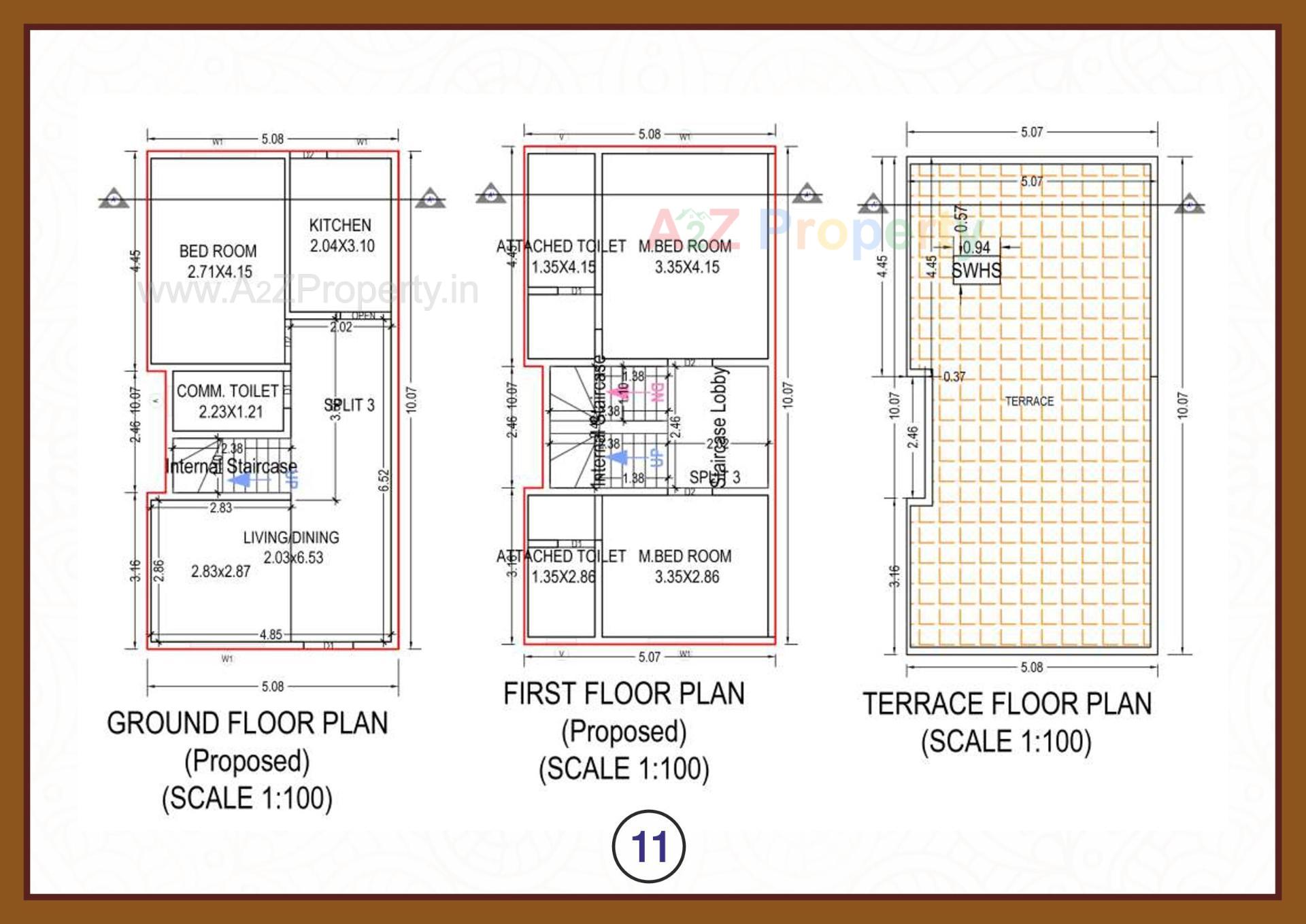 Layout of real estate project Sun City located at Umargam, Valsad, Gujarat
