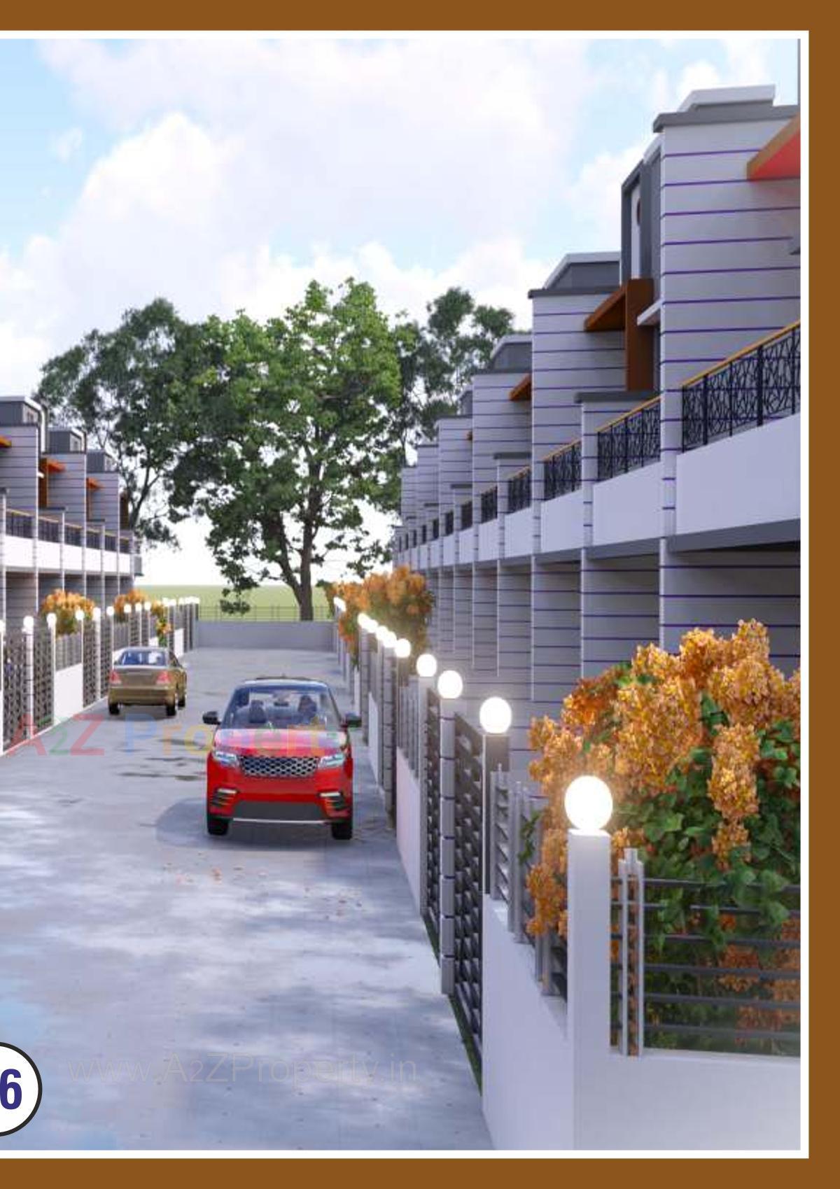 3D Elevation of real estate project Sun City located at Umargam, Valsad, Gujarat