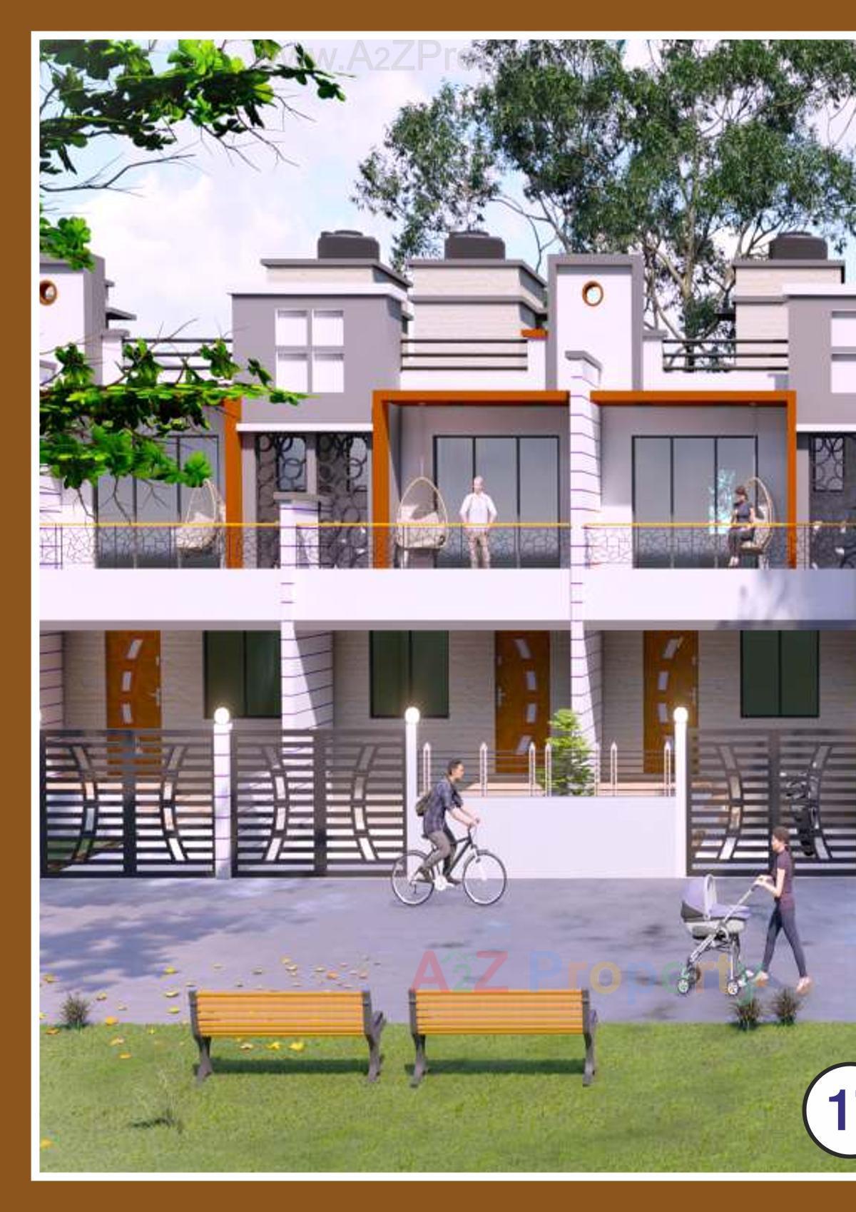 3D Elevation of real estate project Sun City located at Umargam, Valsad, Gujarat