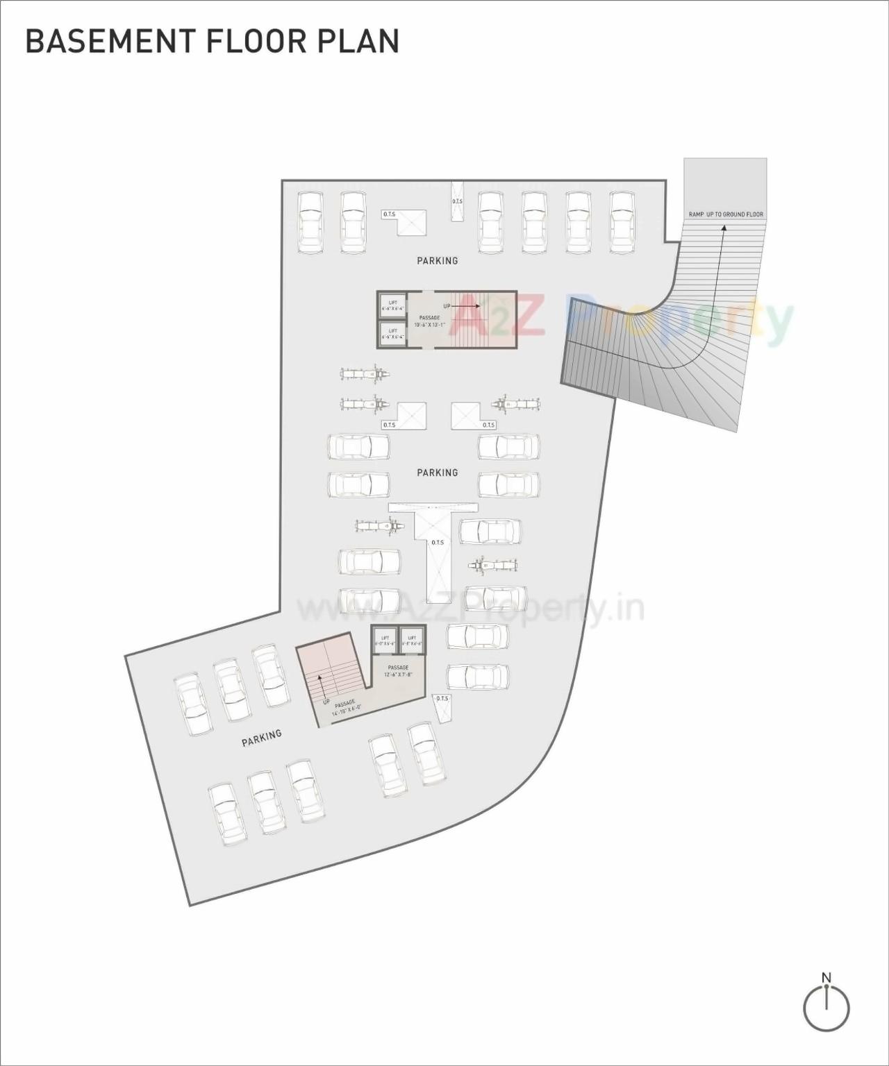Layout of real estate project Sun Enclave located at Vapi, Valsad, Gujarat