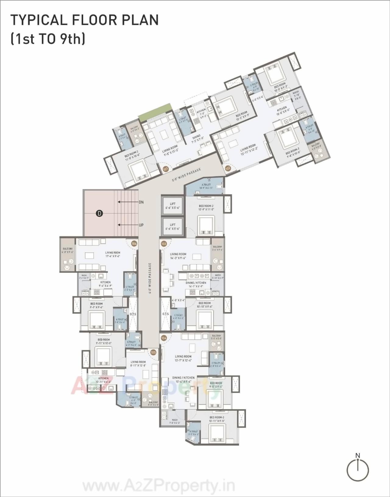 Layout of real estate project Sun Enclave located at Vapi, Valsad, Gujarat