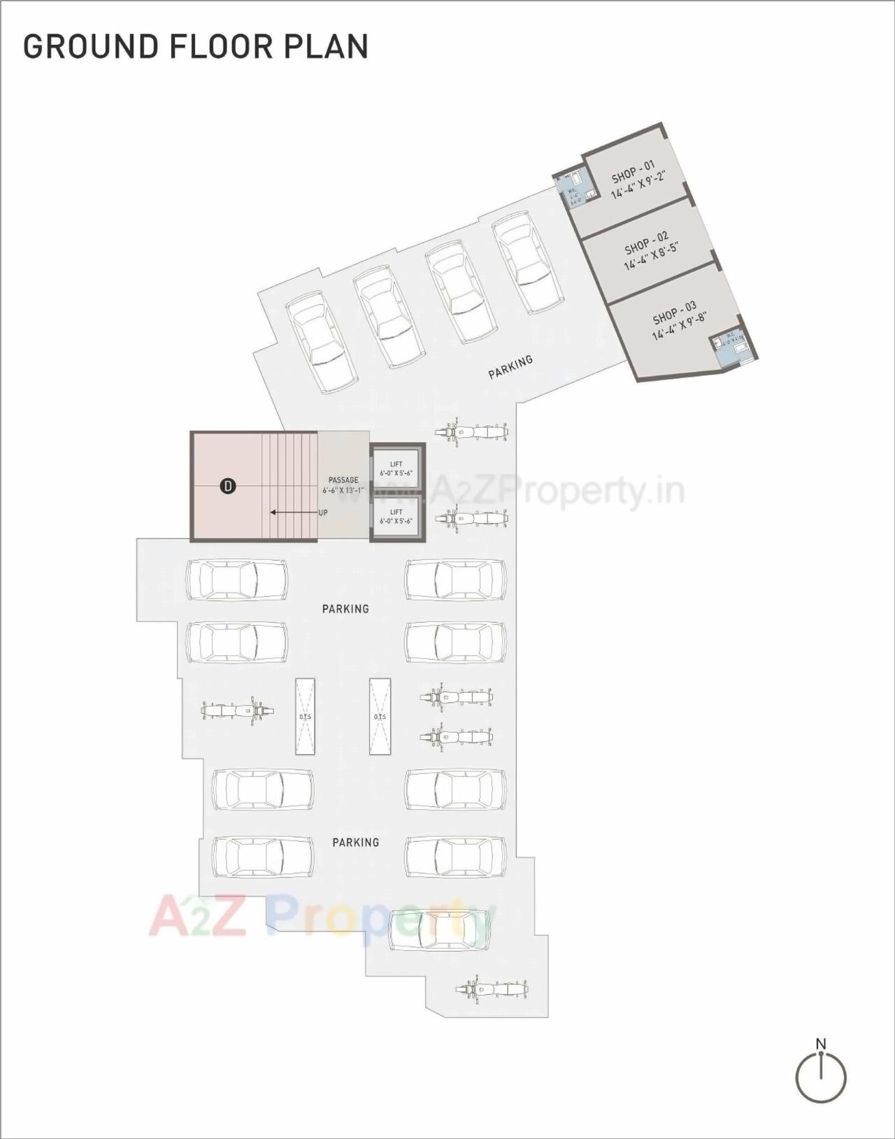 Layout of real estate project Sun Enclave located at Vapi, Valsad, Gujarat