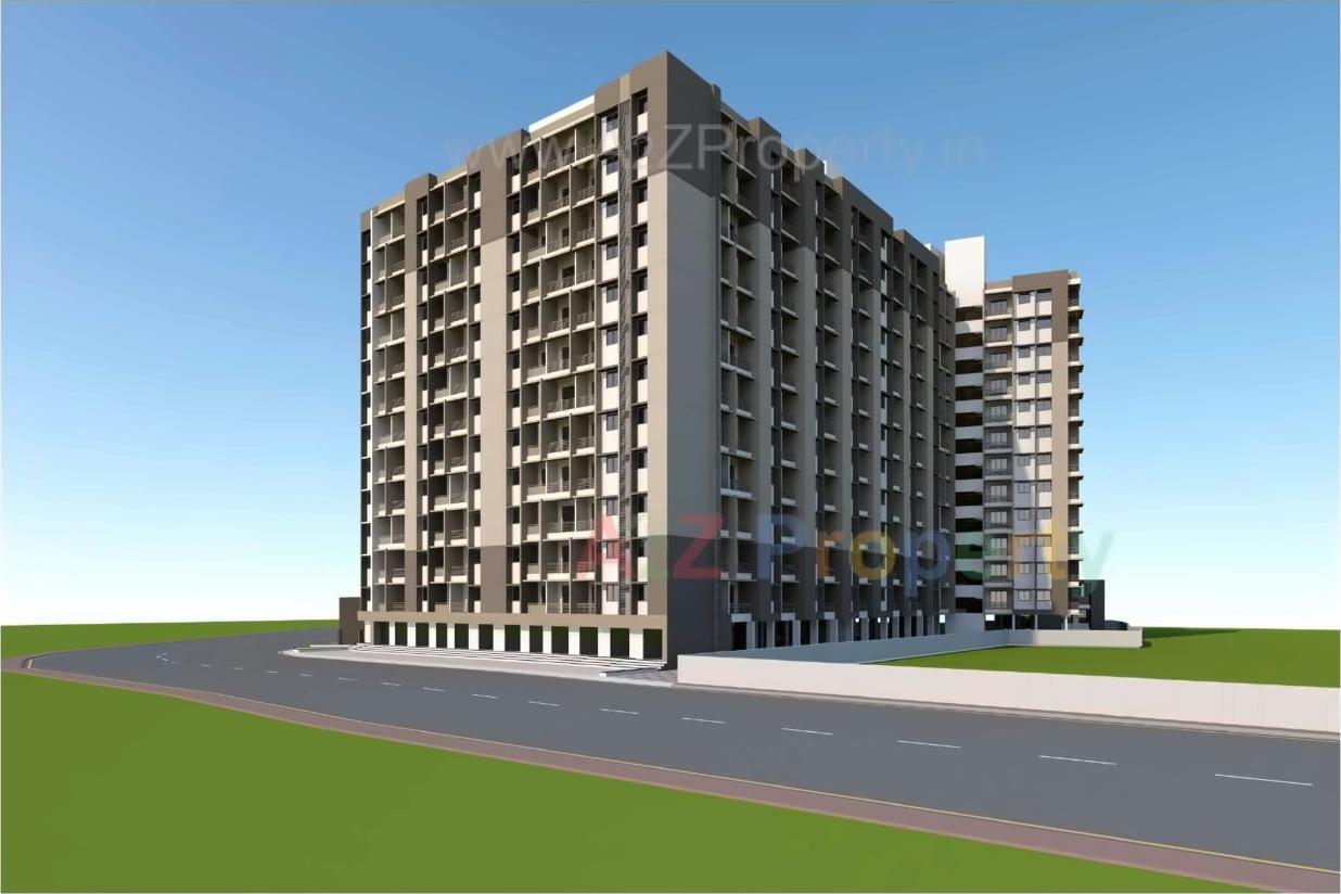 3D Elevation of real estate project Sun Enclave located at Vapi, Valsad, Gujarat