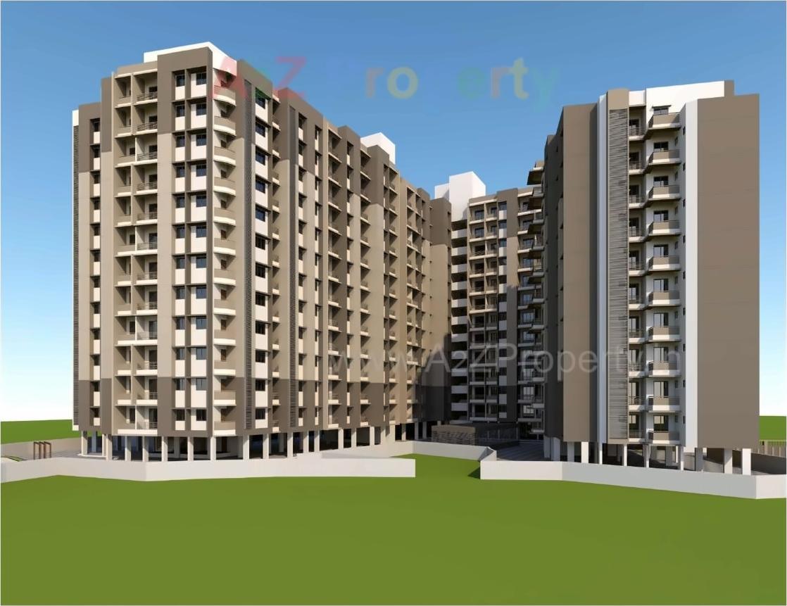 3D Elevation of real estate project Sun Enclave located at Vapi, Valsad, Gujarat