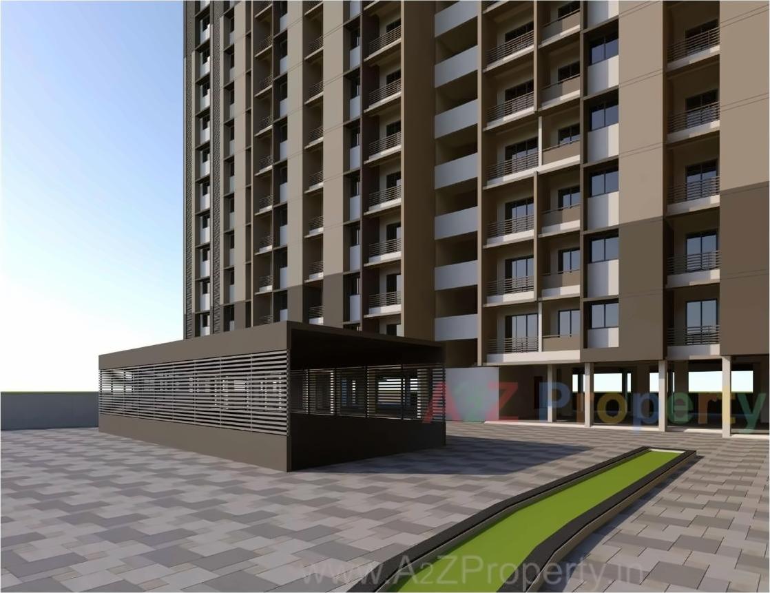 3D Elevation of real estate project Sun Enclave located at Vapi, Valsad, Gujarat