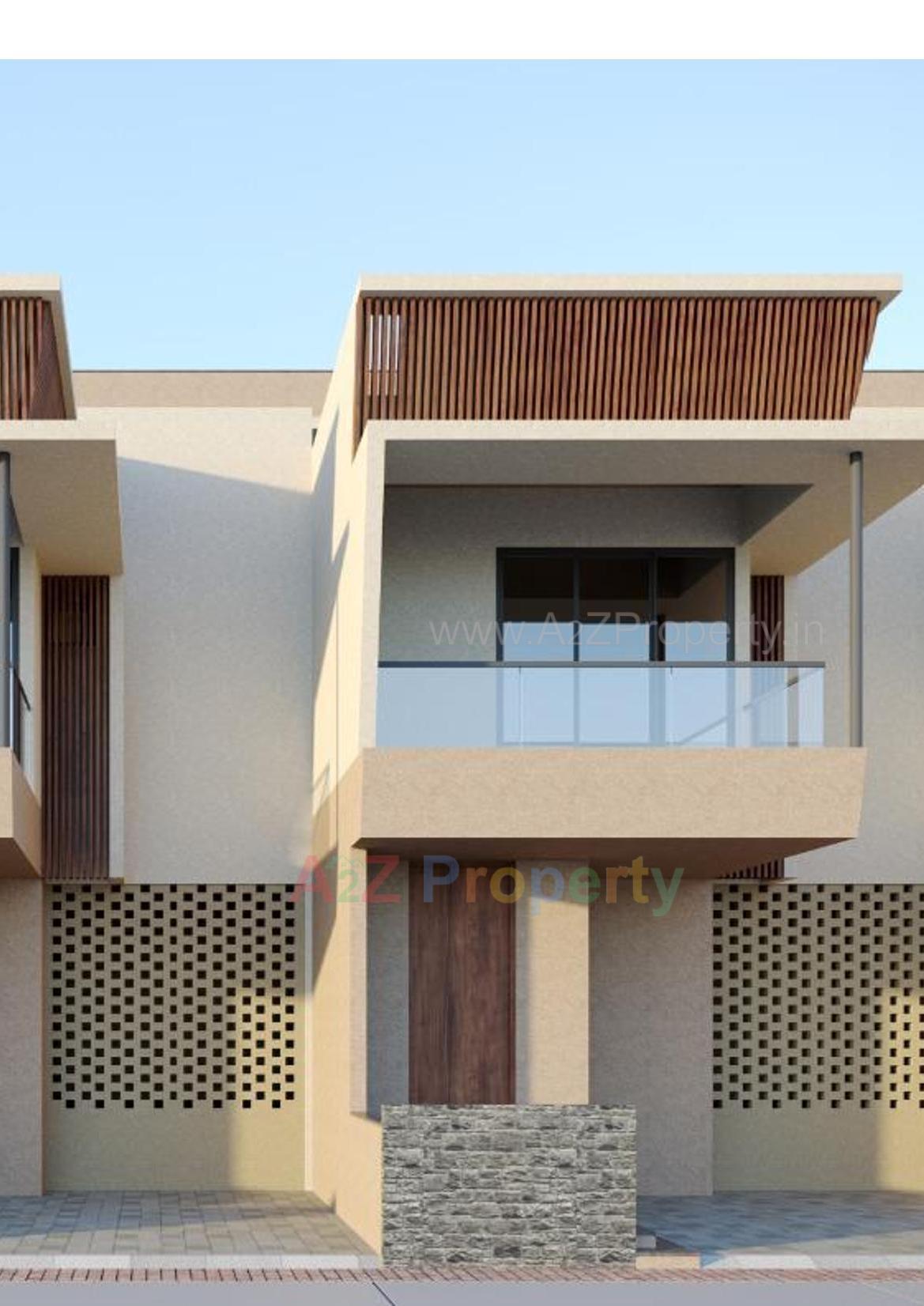 3D Elevation of real estate project Sun Flora located at Chala, Valsad, Gujarat