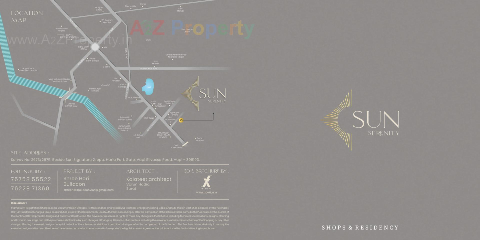  of real estate project Sun Serenity located at Dungra, Valsad, Gujarat