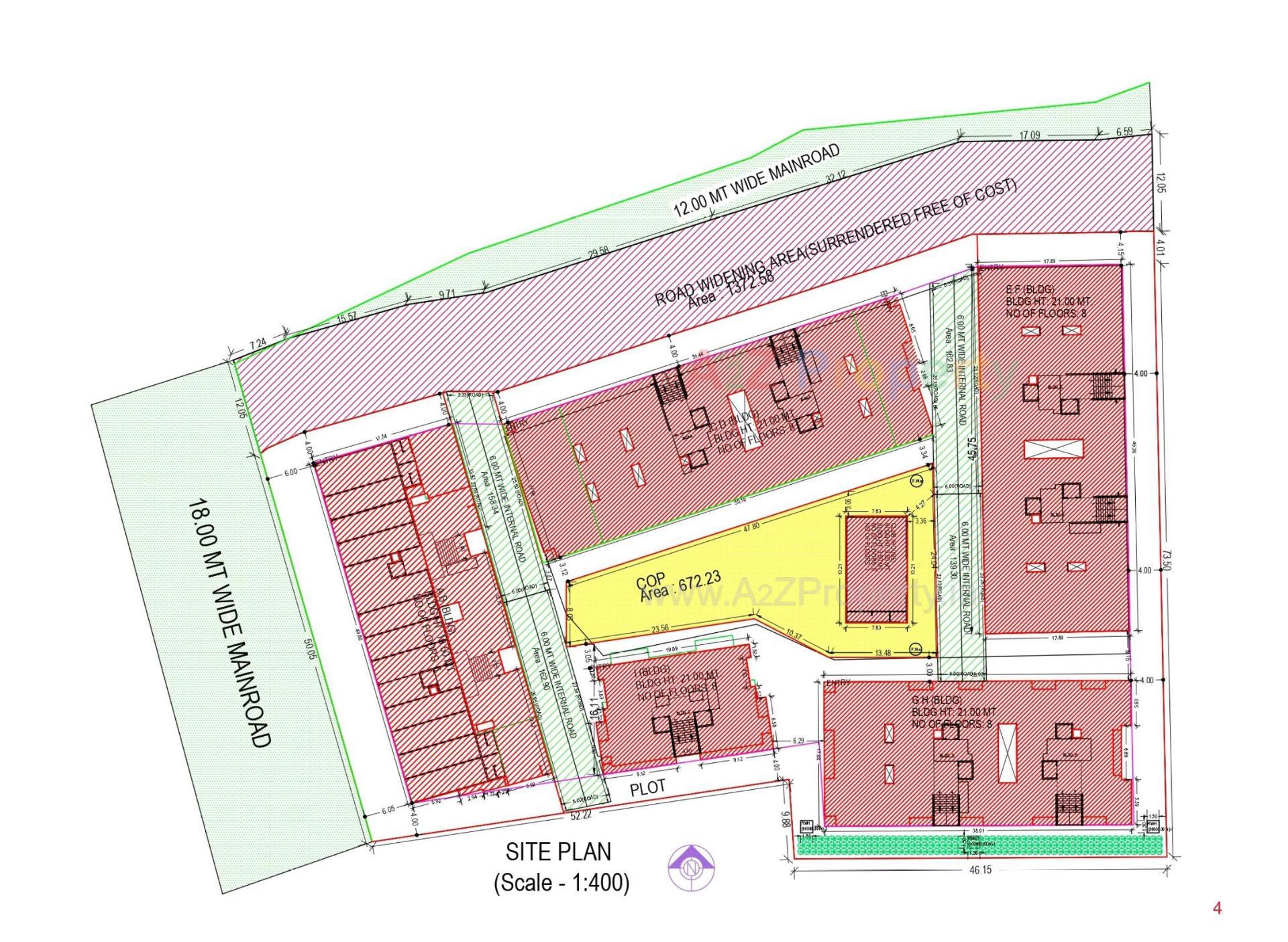 Layout of real estate project Sun Serenity located at Dungra, Valsad, Gujarat