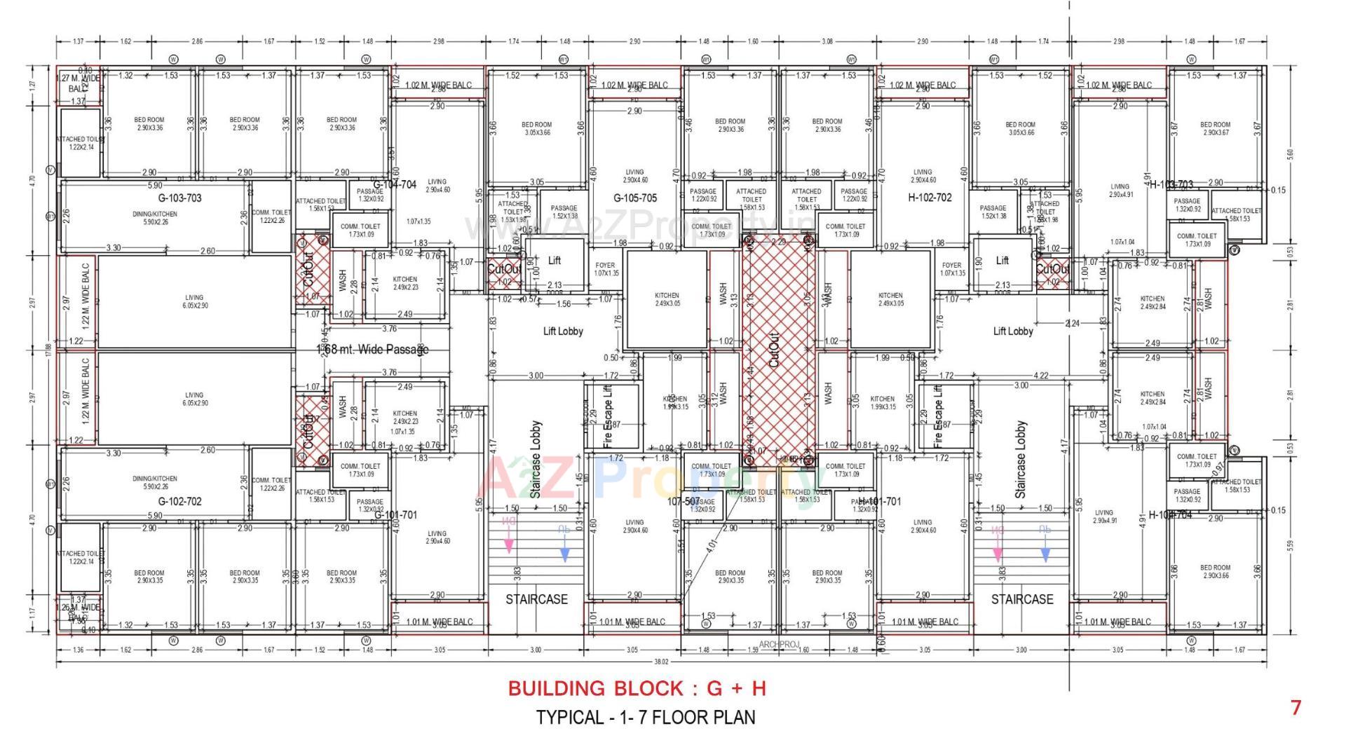 Layout of real estate project Sun Serenity located at Dungra, Valsad, Gujarat