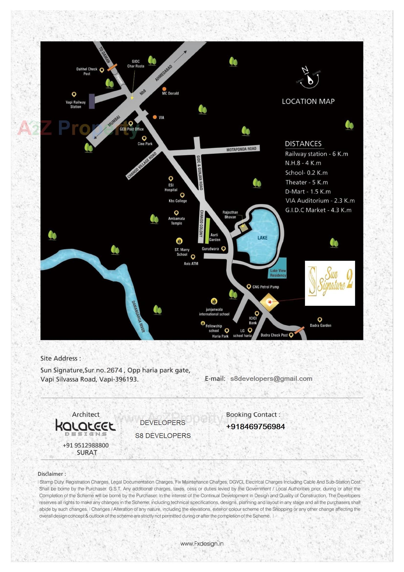  of real estate project Sun Signature located at Dungra, Valsad, Gujarat