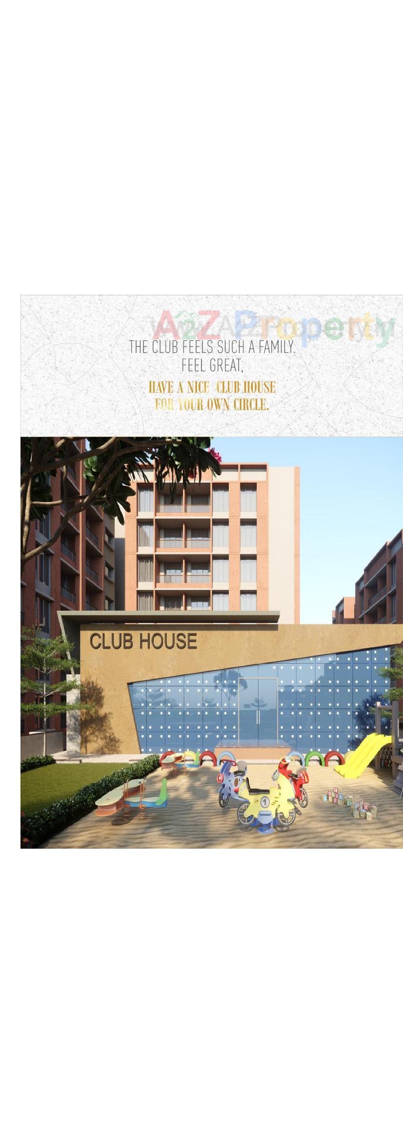 3D Elevation of real estate project Sun Signature located at Dungra, Valsad, Gujarat