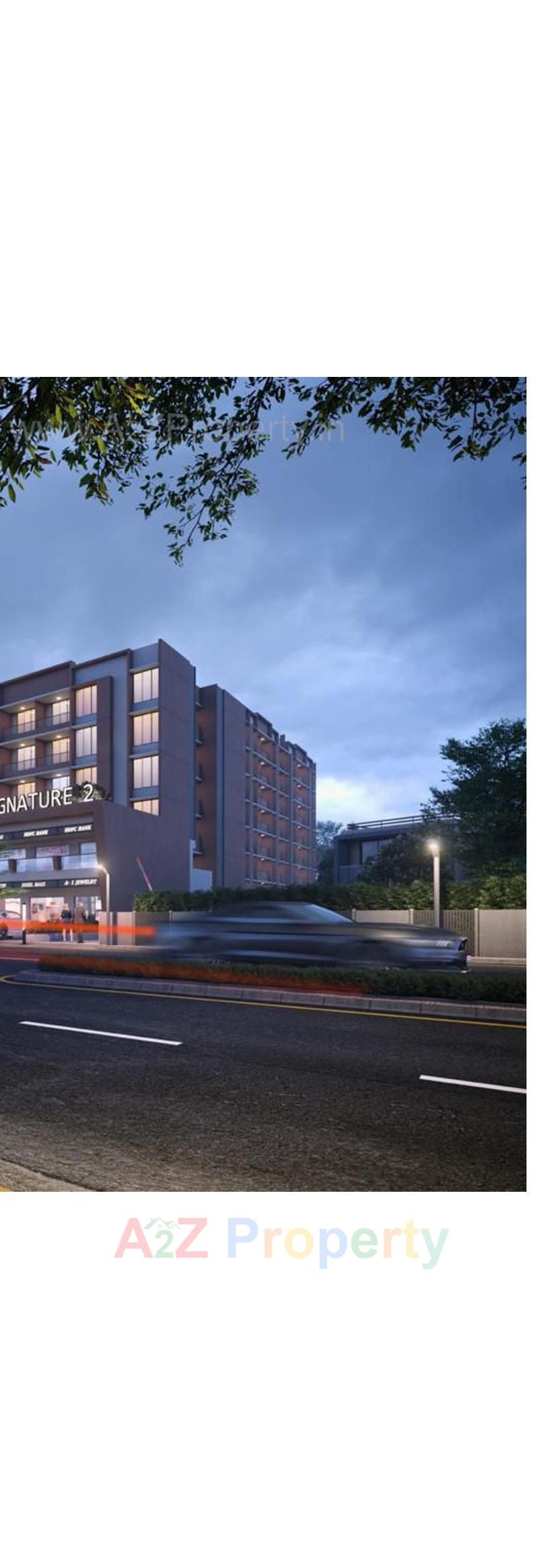 3D Elevation of real estate project Sun Signature located at Dungra, Valsad, Gujarat