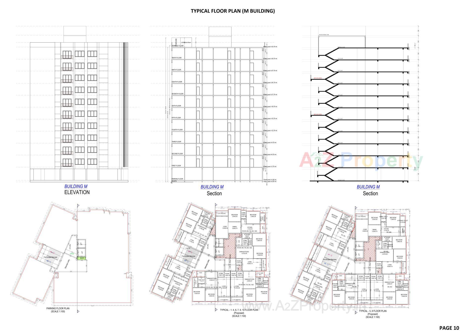 Layout of real estate project Sun Signature located at Dungra, Valsad, Gujarat