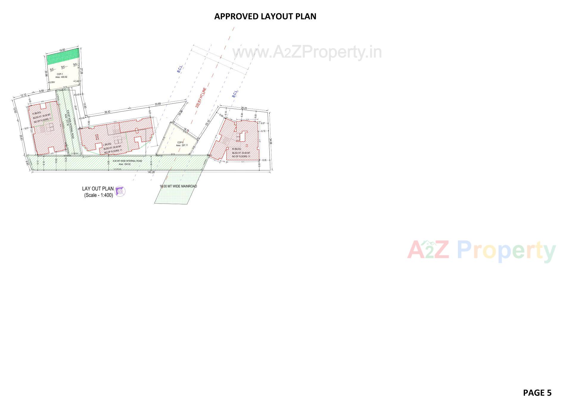 Layout of real estate project Sun Signature located at Dungra, Valsad, Gujarat