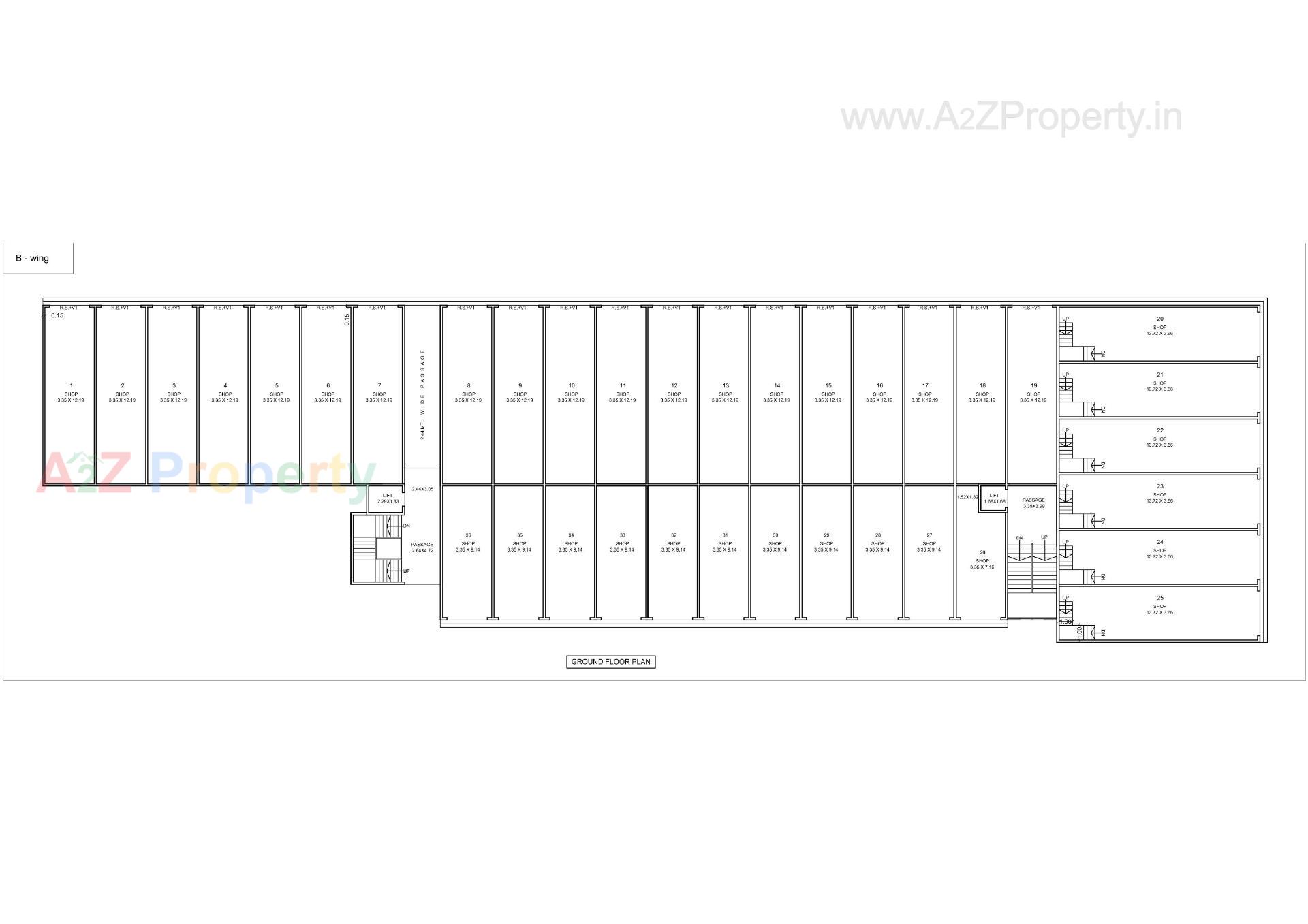 Layout of real estate project Sun Trade Center located at G-i-d-c--estate, Valsad, Gujarat