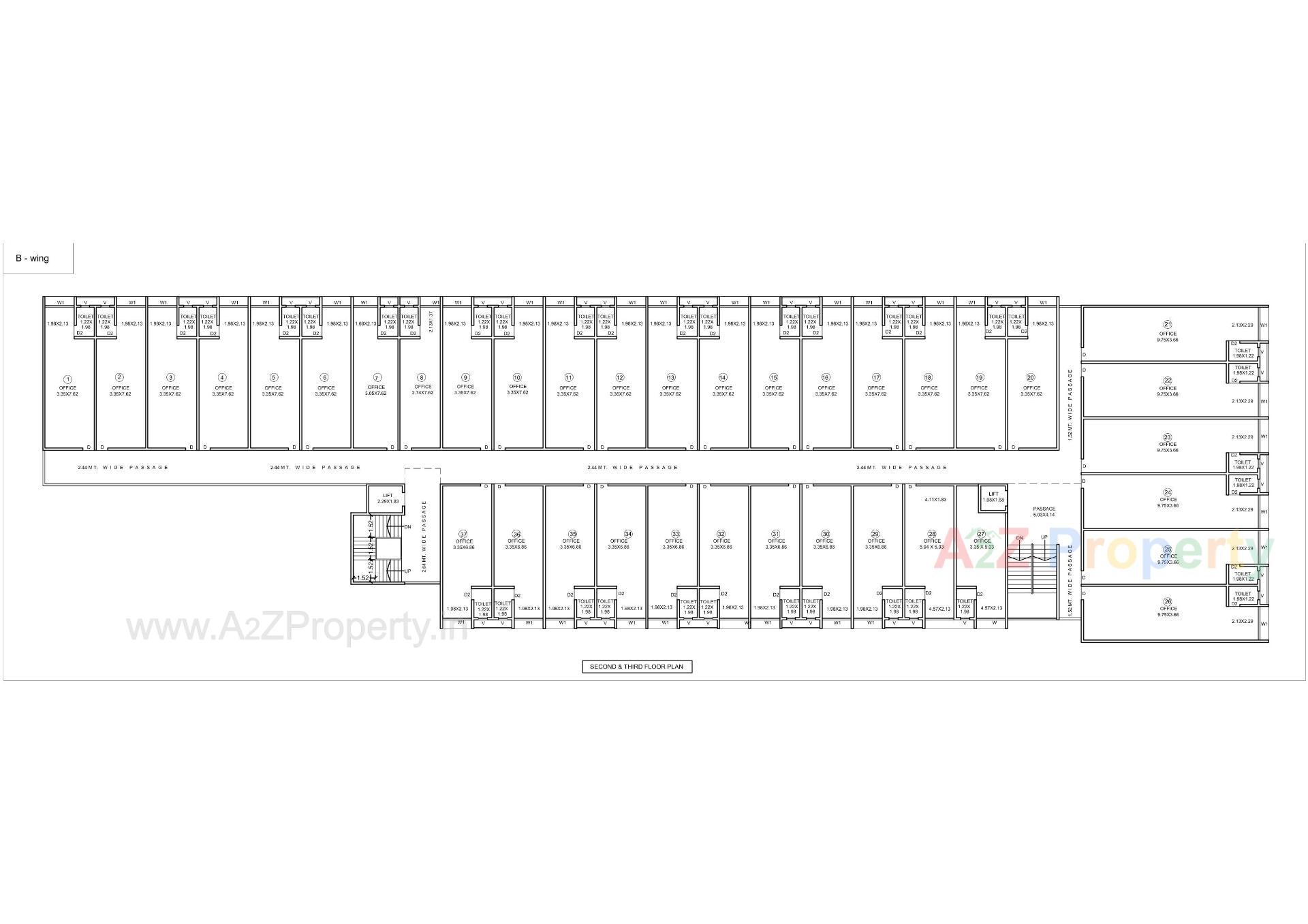 Layout of real estate project Sun Trade Center located at G-i-d-c--estate, Valsad, Gujarat