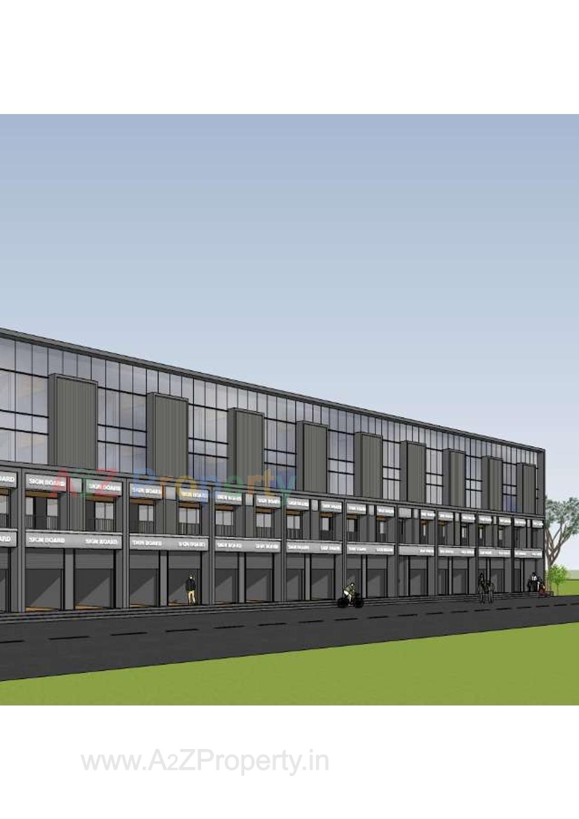 3D Elevation of real estate project Sun Trade Center located at G-i-d-c--estate, Valsad, Gujarat