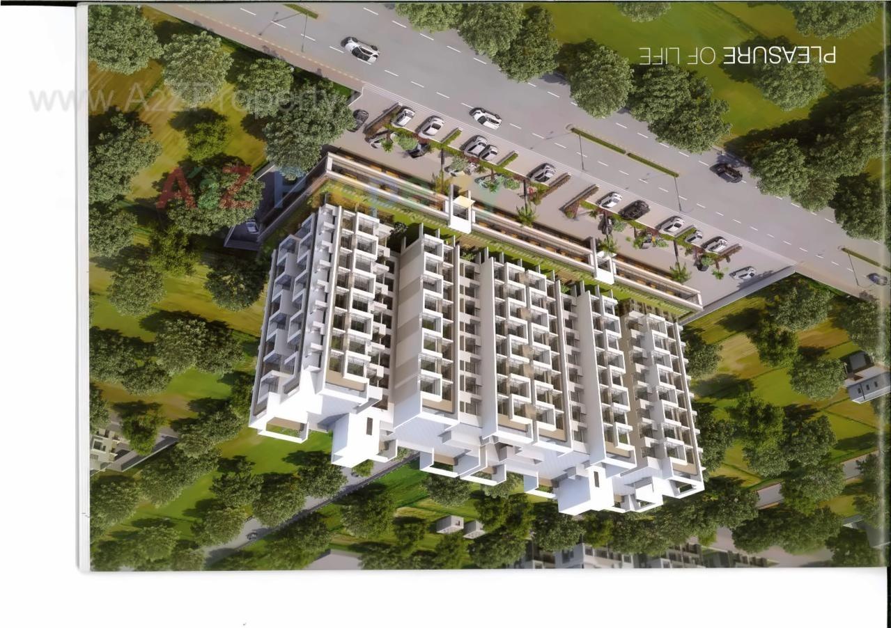 3D Elevation of real estate project Sungate Residency located at Chala, Valsad, Gujarat