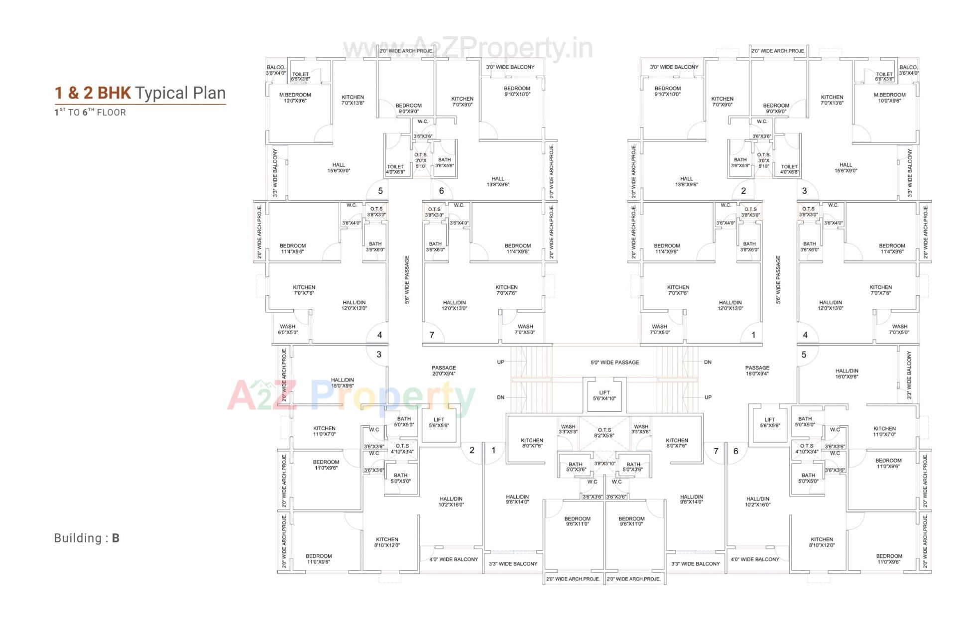 Layout of real estate project Sunrise Avenue located at Dungra, Valsad, Gujarat