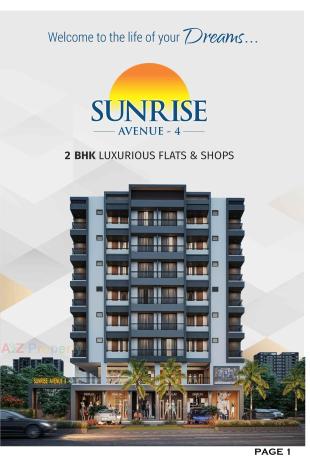 Elevation of real estate project Sunrise Avenue located at Dungra, Valsad, Gujarat