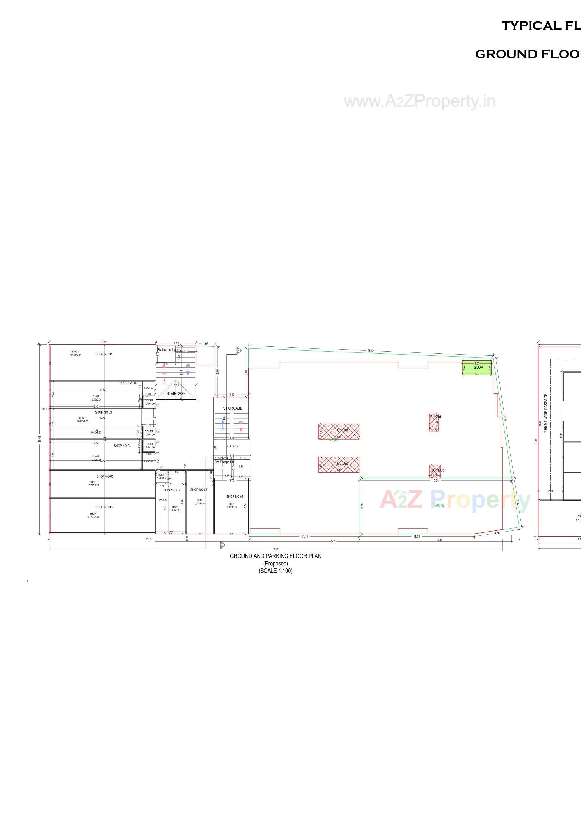 Layout of real estate project Sunrise Avenue located at Dungra, Valsad, Gujarat
