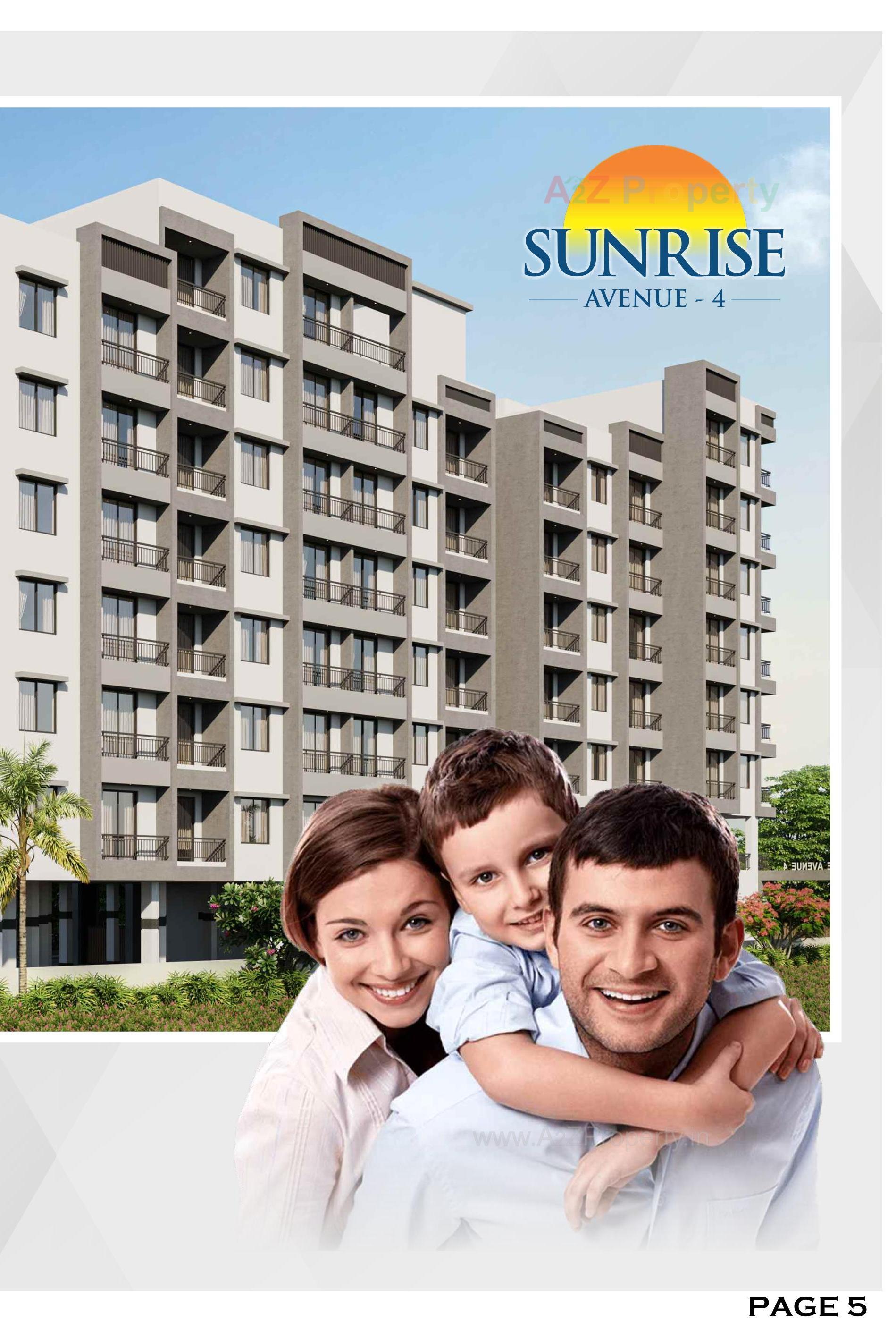 3D Elevation of real estate project Sunrise Avenue located at Dungra, Valsad, Gujarat