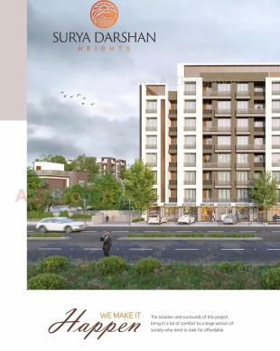 Elevation of real estate project Surya Darshan Heights located at Vapi, Valsad, Gujarat