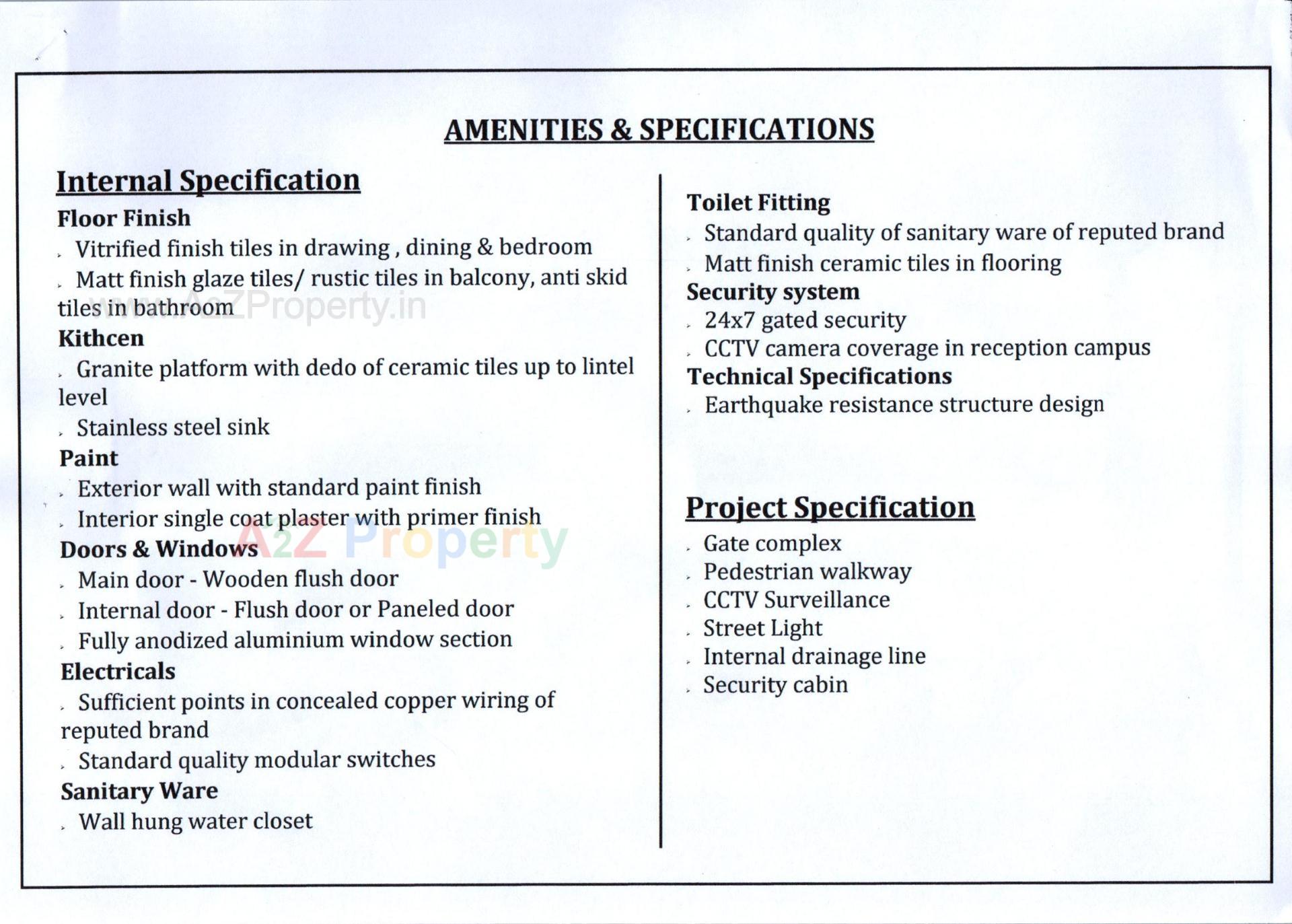  of real estate project Swarit located at Chala, Valsad, Gujarat