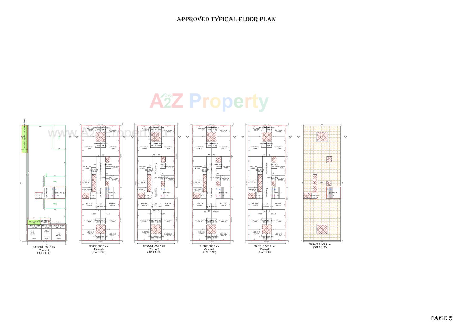 Layout of real estate project Swastik Residency located at Umargam, Valsad, Gujarat