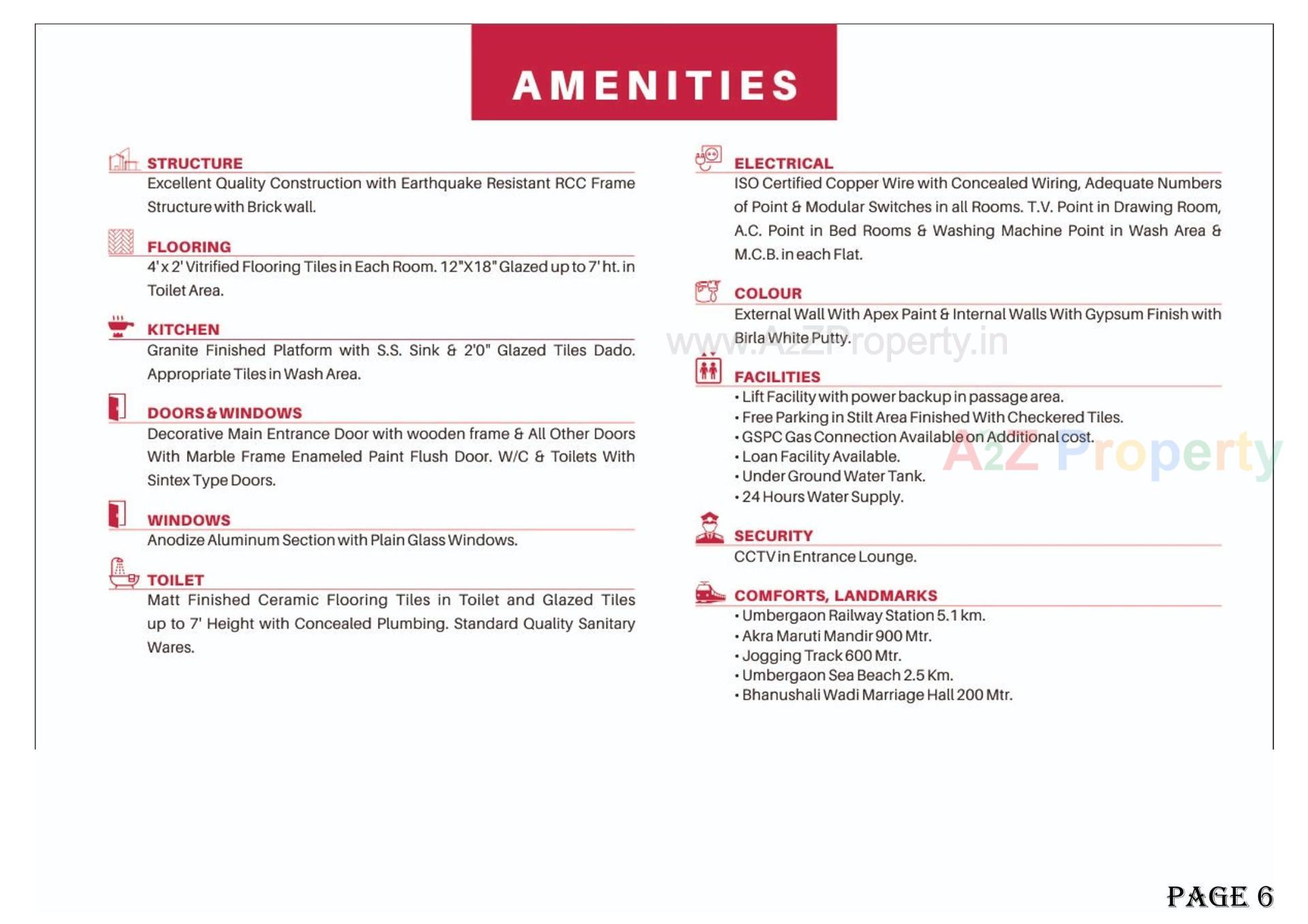  of real estate project Swastik Residency located at Umargam, Valsad, Gujarat