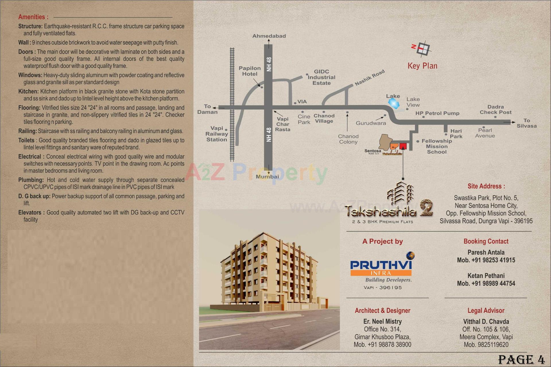  of real estate project Takshashila located at Dungra, Valsad, Gujarat