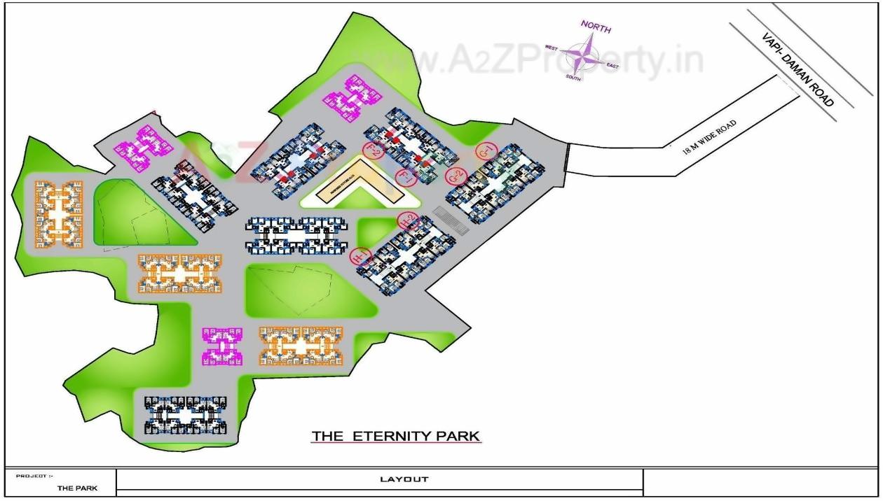  of real estate project The Eternity Park located at Chala, Valsad, Gujarat