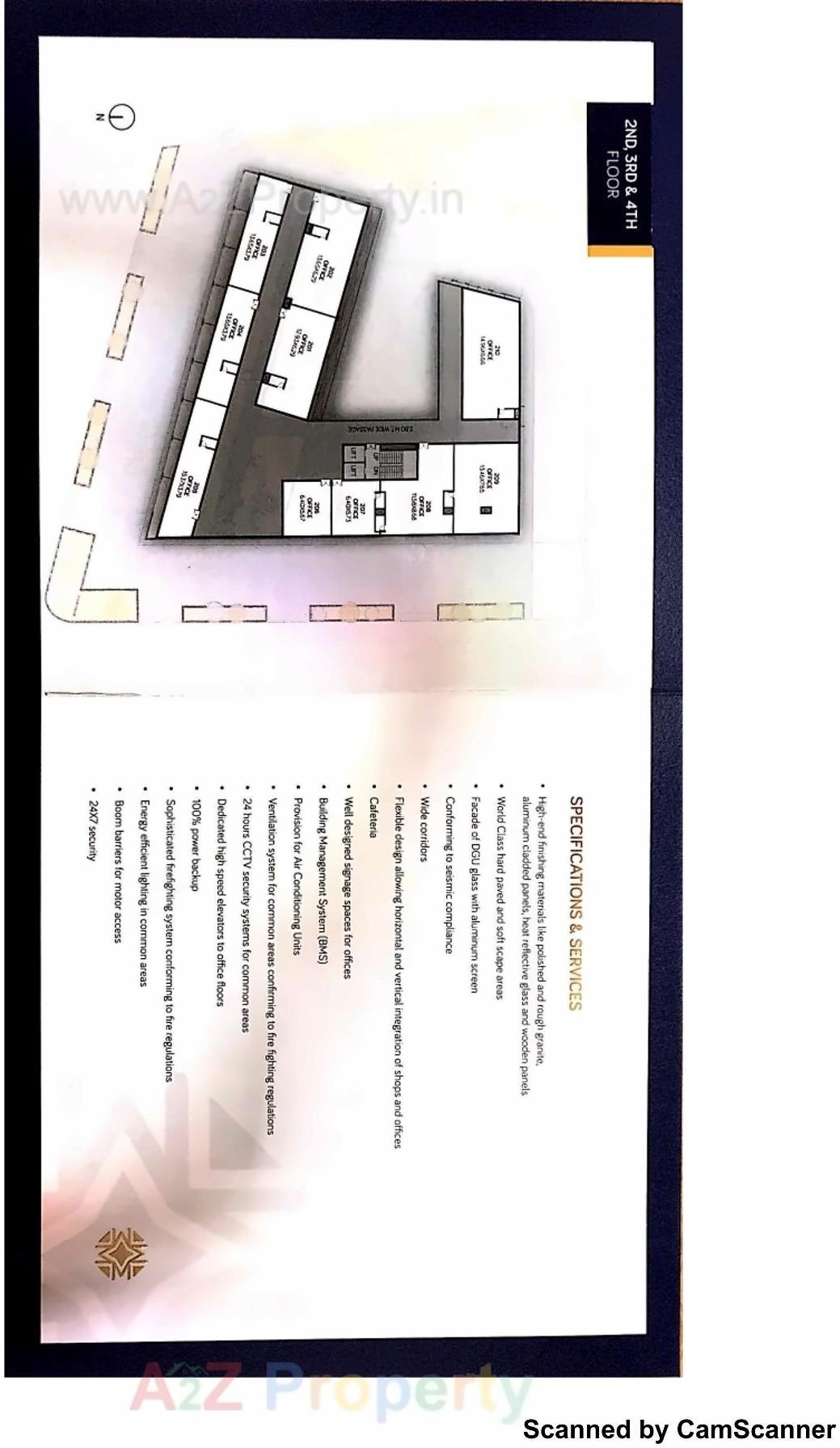 Layout of real estate project The Metropolis located at Abrama, Valsad, Gujarat