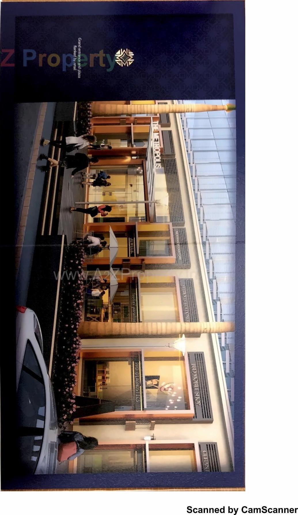 3D Elevation of real estate project The Metropolis located at Abrama, Valsad, Gujarat