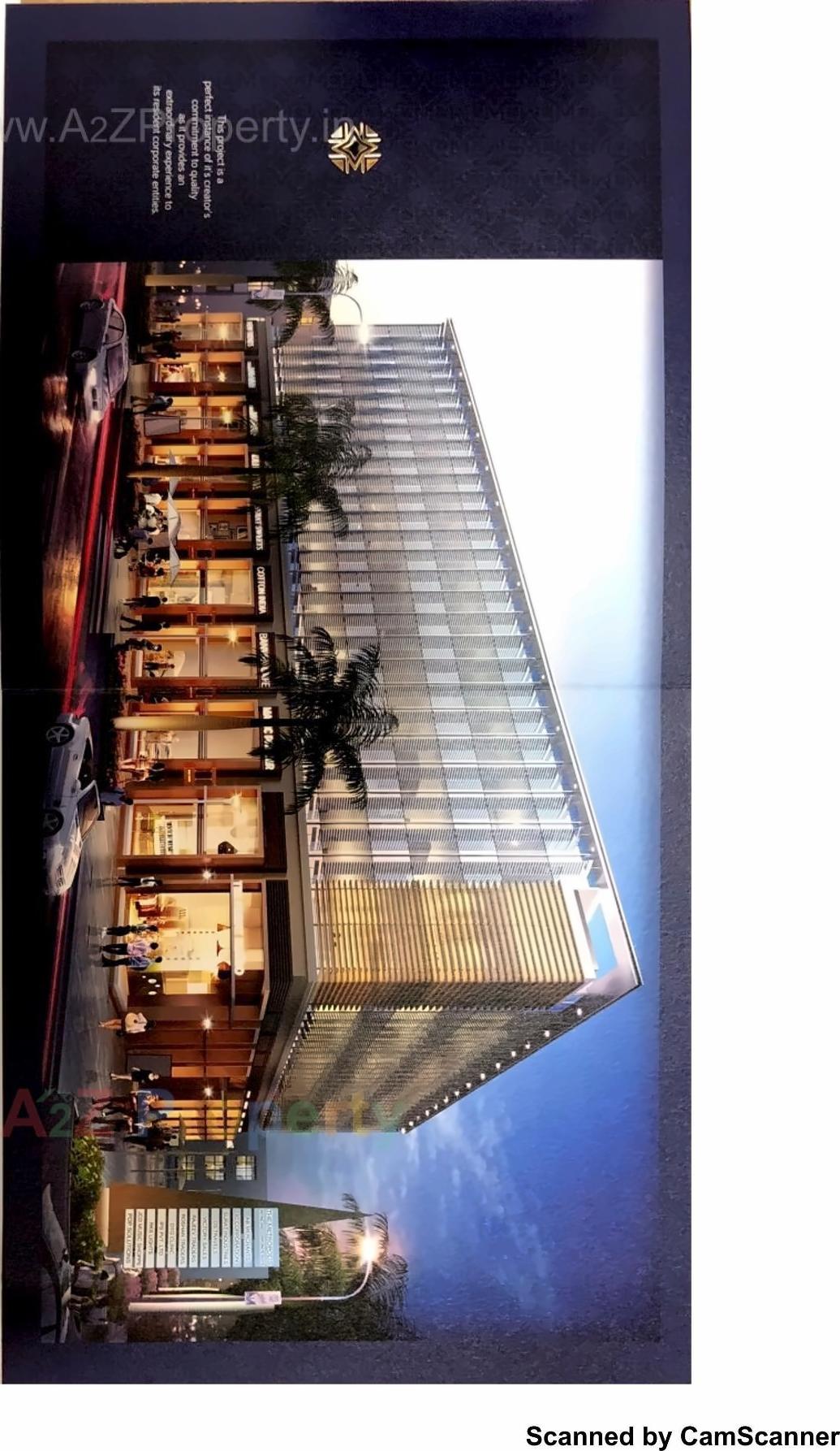 3D Elevation of real estate project The Metropolis located at Abrama, Valsad, Gujarat