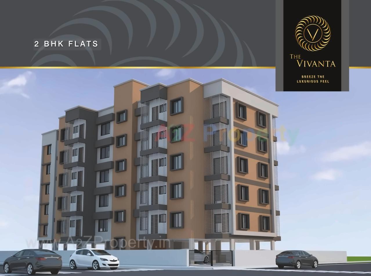 3D Elevation of real estate project The Vivanta located at Chala, Valsad, Gujarat