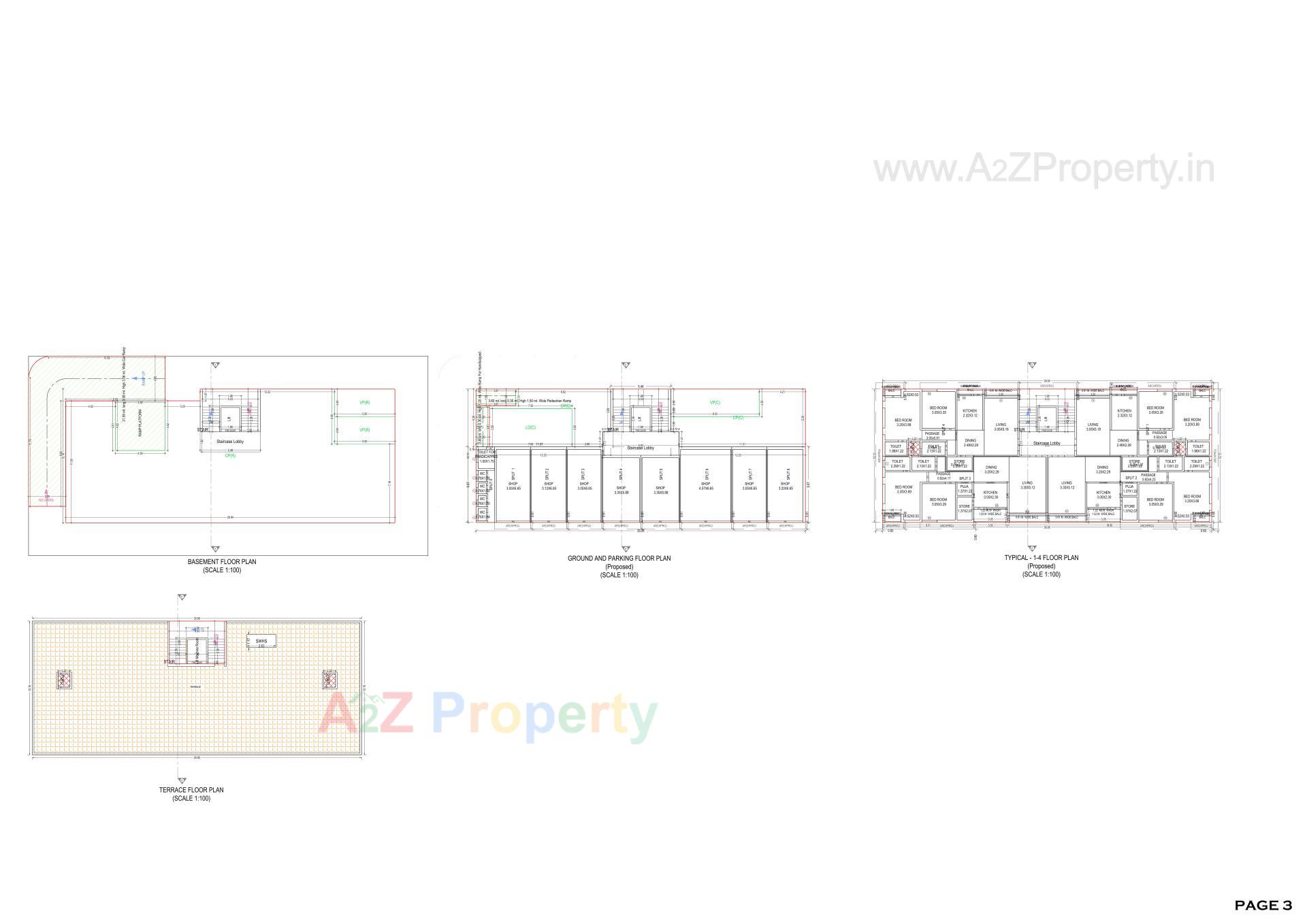 Layout of real estate project Tulip Avenue located at Valsad, Valsad, Gujarat
