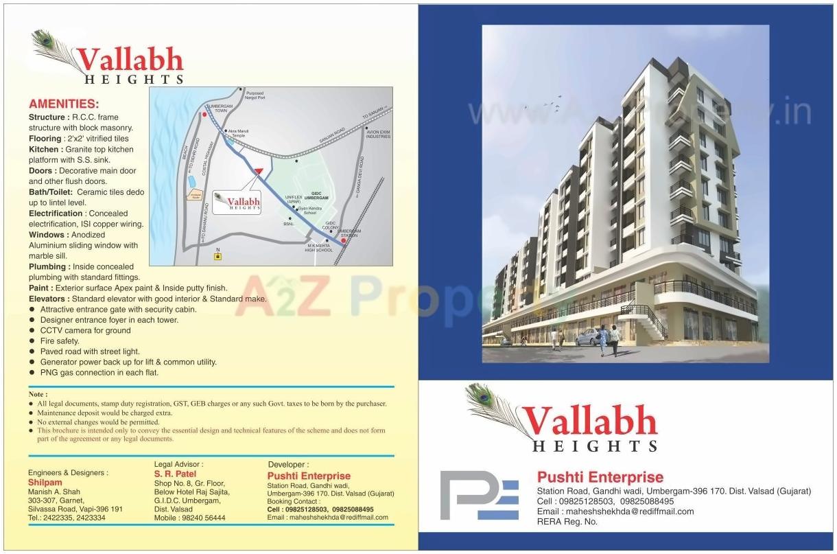  of real estate project Vallabh Heights located at Umargam, Valsad, Gujarat
