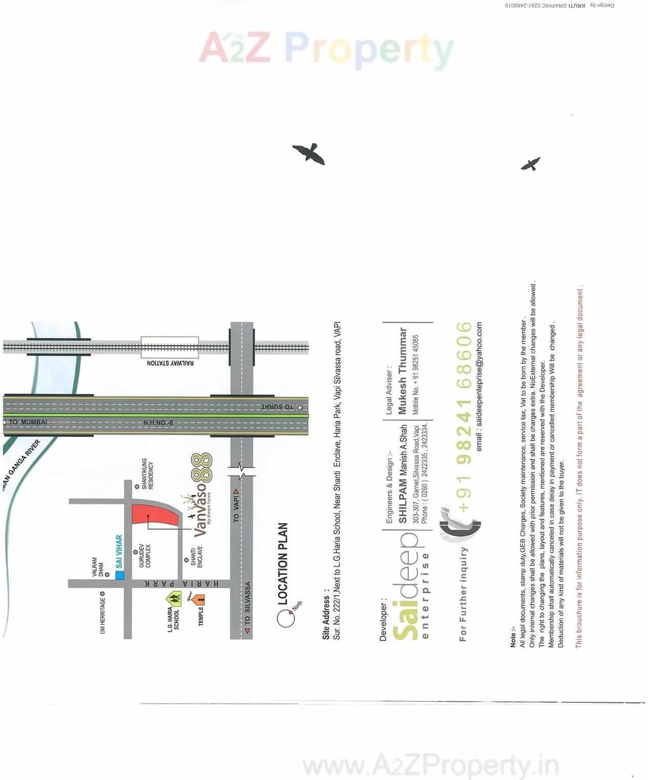  of real estate project Vanvaso located at Dungra, Valsad, Gujarat